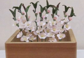 薬師寺の花会式 (修二会) 造り花　桜